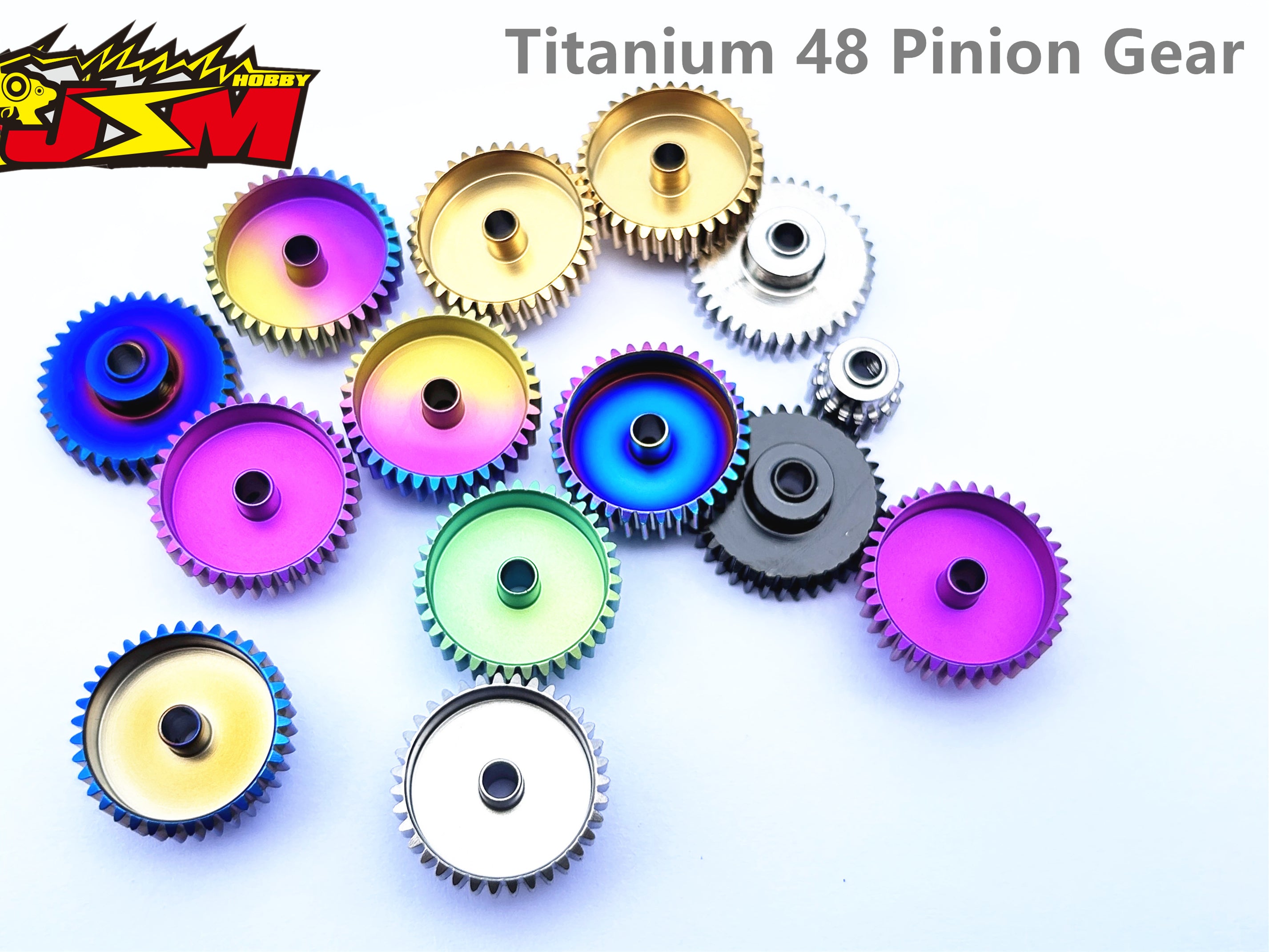 normal gear Normal VersionTitanium 48Pitch Pinion Gear 15-26T Ultra precision moto