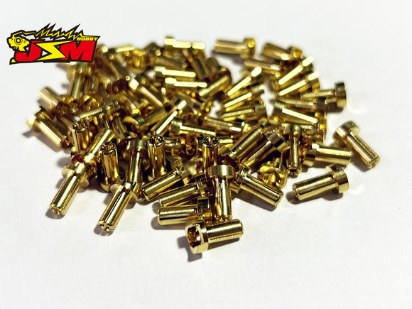 JSM Genuine 3.5 mm Male Female Gold Bullet Banana Connector Battery ESC Plug ACUCANCE motor electrical transfer joint
