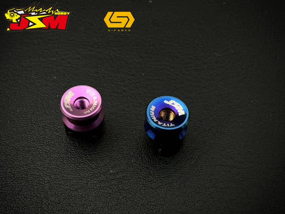 JSM Hobby TITANIUM Battery Grips with bullet plugs 4/5mm