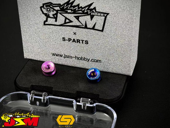 JSM Hobby TITANIUM Battery Grips with bullet plugs 4/5mm