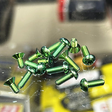 Buy green M3 TITANIUM Screws  For R31 House RC  GRK5/GRK4 120/111PCS