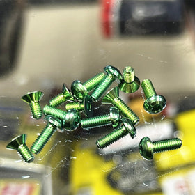 Buy green M3 TITANIUM Screws For Team Associated RC10B84 With Buggy Nuts
