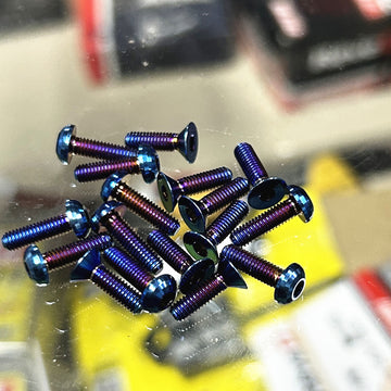 Buy blue M3 TITANIUM Screws  For R31 House RC  GRK5/GRK4 120/111PCS
