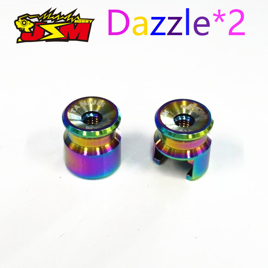 JSM Hobby TITANIUM Battery Grips with bullet plugs 4/5mm