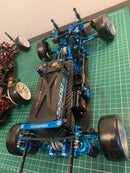 JSM Hobby TITANIUM Battery Grips with bullet plugs 4/5mm-57