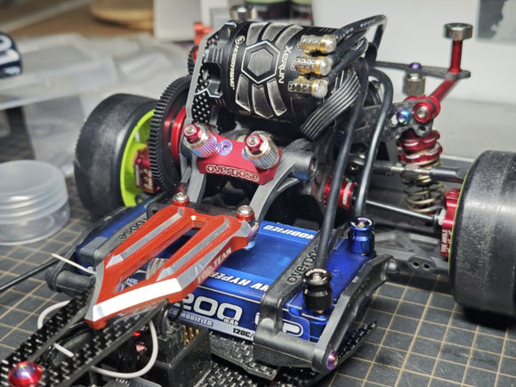 JSM Hobby TITANIUM Battery Grips with bullet plugs 4/5mm