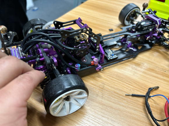 JSM Hobby TITANIUM Battery Grips with bullet plugs 4/5mm