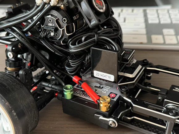 JSM Hobby TITANIUM Battery Grips with bullet plugs 4/5mm