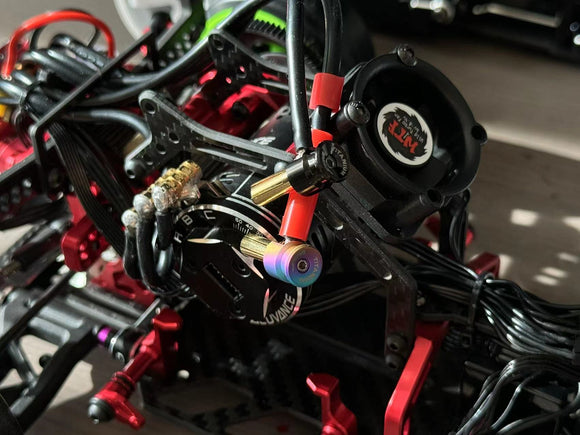 JSM Hobby TITANIUM Battery Grips with bullet plugs 4/5mm