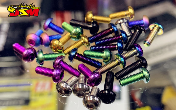 M3 Diamond Head Titanium Screws-4pcs-