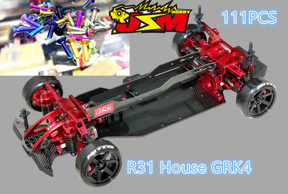 M3 TITANIUM Screws  For R31 House RC  GRK5/GRK4 120/111PCS