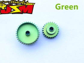 Buy green Normal VersionTitanium 48Pitch Pinion Gear 27-35T Ultra precision motor Gear