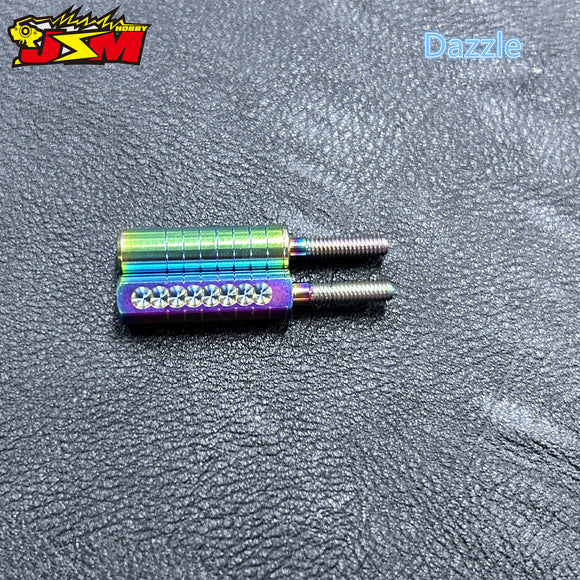 TItanium optional parts For OVERDOSE Adjustable 0.8-14.8 mm OD2862/OD2863/OD2864 Front Suspension Arm trunbuckle set 2pcs