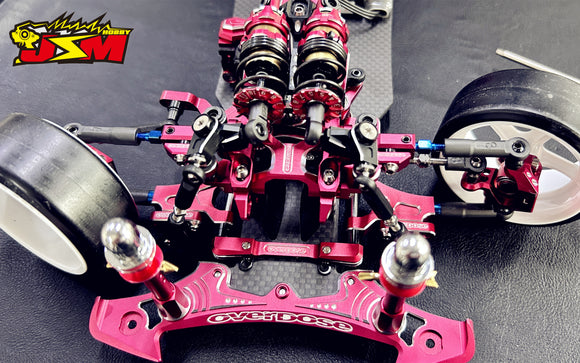 TItanium optional parts For OVERDOSE Adjustable 0.8-14.8 mm OD2862/OD2863/OD2864 Front Suspension Arm trunbuckle set 2pcs