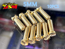 Gold-plated 4/5MM Banana Plug  bullet plug hard-shell lithium battery, gold-plated 1.5 u super current-8