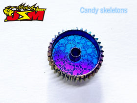 Buy candy-skeletons Limited Edition Titanium 48Pitch Pinion Gear 15-40T Ultra precision motor Gear in stock now