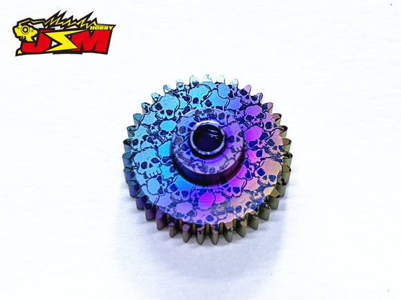 Limited Edition Titanium 48Pitch Pinion Gear 15-40T Ultra precision motor Gear in stock now
