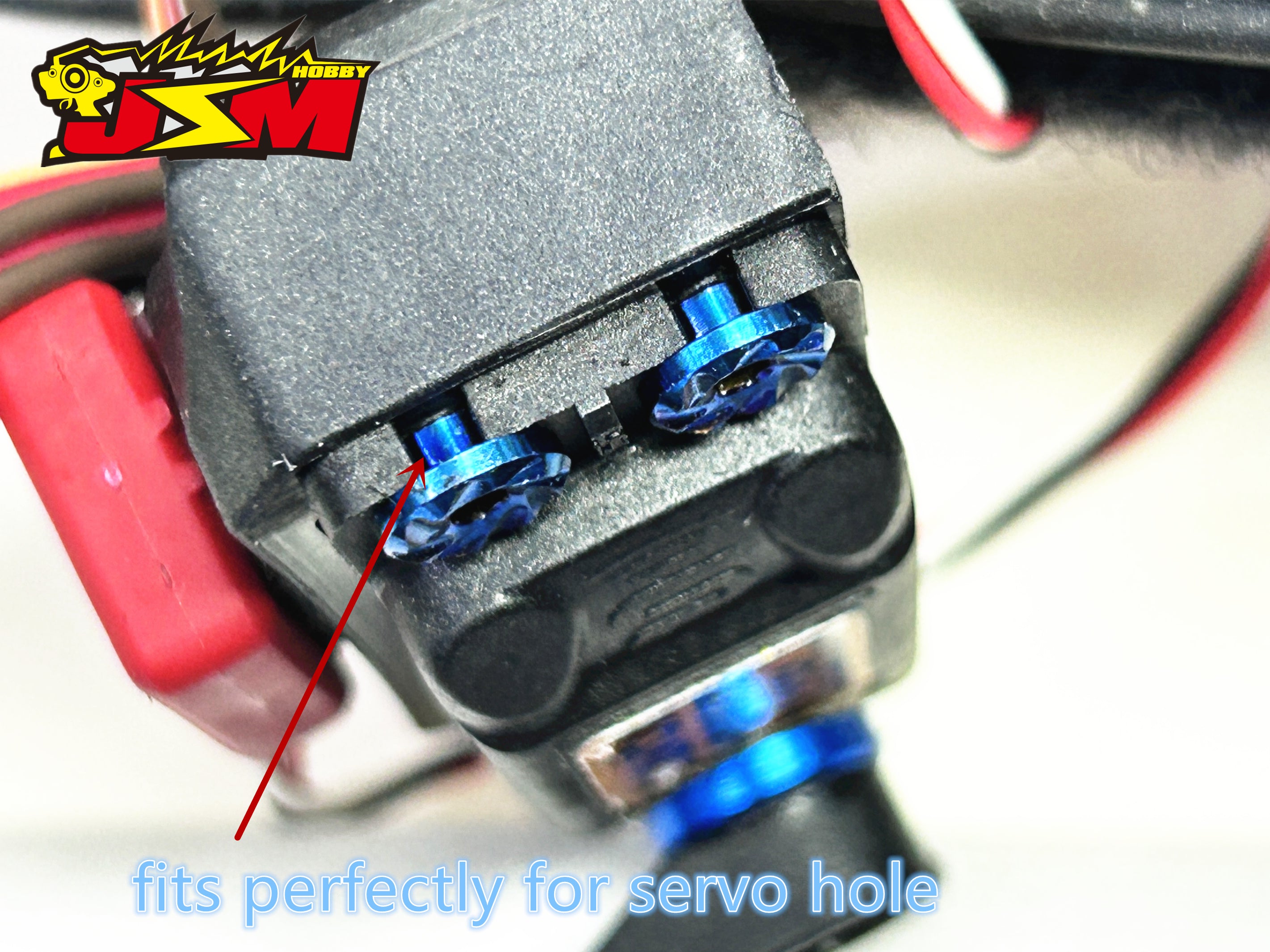 Titanium Servo mounting screws 4.3mm/5.0mm For FUTABA POWERHD
