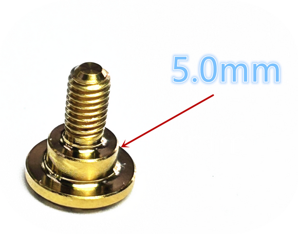 Titanium Servo mounting screws 4.3mm/5.0mm For FUTABA POWERHD SAVOX ...Improved Servo Shake 2pcs