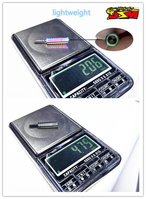 Titanium optional parts 21/30mm Rod End Adapter Replace D-156-21A and D-156-30A Adjustable Front Suspension Arm trunbuckle set 2pcs