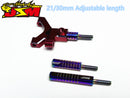 Titanium optional parts 21/30mm Rod End Adapter Replace D-156-21A and D-156-30A Adjustable Front Suspension Arm trunbuckle set 2pcs-4
