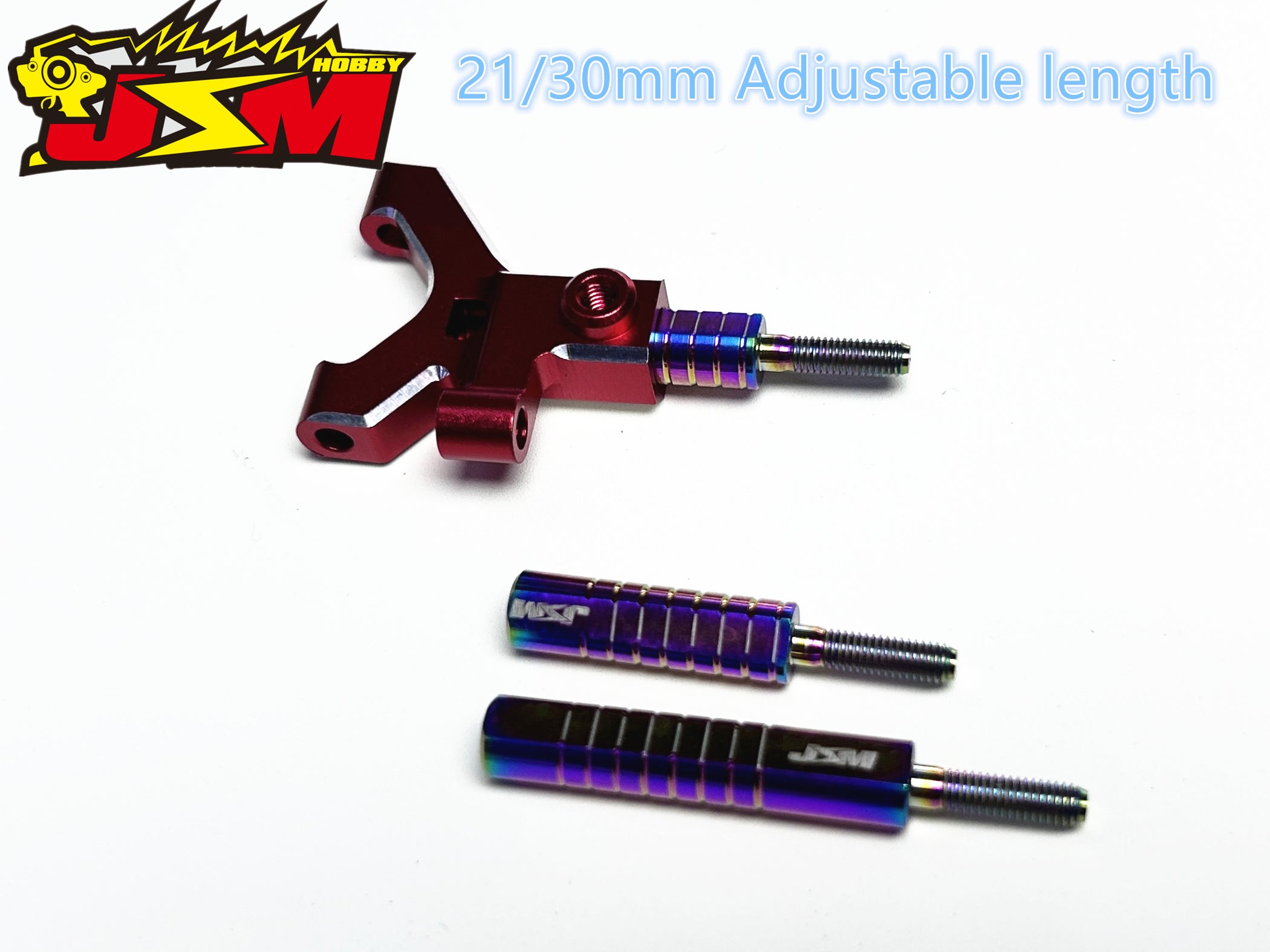 Titanium optional parts 21/30mm Rod End Adapter Replace D-156-21A and D-156-30A Adjustable Front Suspension Arm trunbuckle set 2pcs