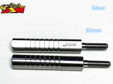 Buy silver Titanium optional parts 21/30mm Rod End Adapter Replace D-156-21A and D-156-30A Adjustable Front Suspension Arm trunbuckle set 2pcs