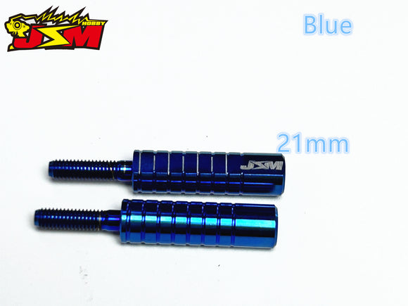 Titanium optional parts 21/30mm Rod End Adapter Replace D-156-21A and D-156-30A Adjustable Front Suspension Arm trunbuckle set 2pcs