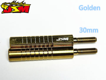 Buy golden Titanium optional parts 21/30mm Rod End Adapter Replace D-156-21A and D-156-30A Adjustable Front Suspension Arm trunbuckle set 2pcs