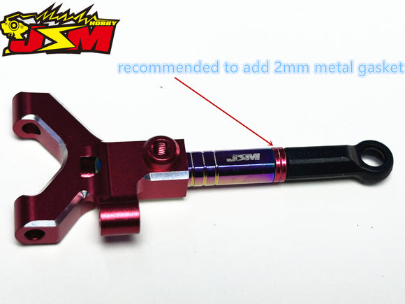 Titanium optional parts 21/30mm Rod End Adapter Replace D-156-21A and D-156-30A Adjustable Front Suspension Arm trunbuckle set 2pcs