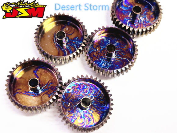 Limited Edition Titanium 48Pitch Pinion Gear 15-40T Ultra precision motor Gear in stock now