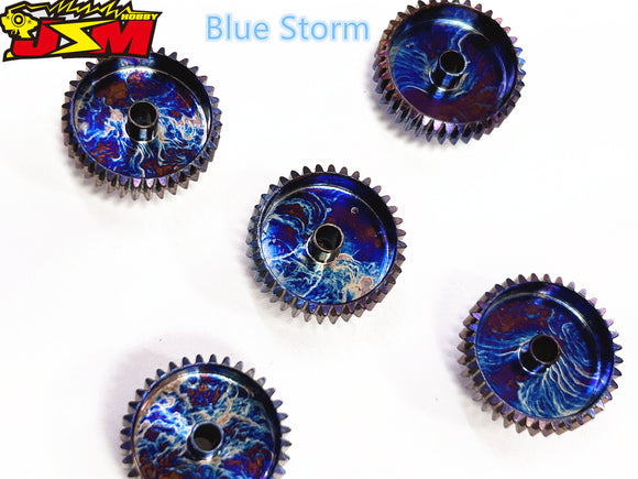 Limited Edition Titanium 48Pitch Pinion Gear 15-40T Ultra precision motor Gear in stock now