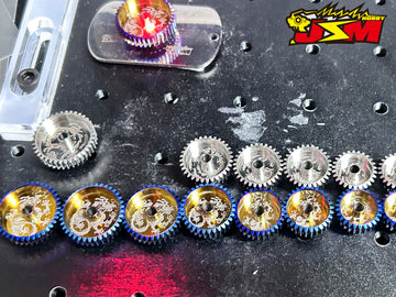 DIY  Personal Patterns Titanium 48Pitch Pinion Gear 25-40T Ultra precision motor Gear