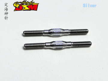 Buy silver M3 Titanium Turnbuckle For Drift Chassis &amp;Racing Chassis 16/18/22/24/28/32/36/40/44/mm