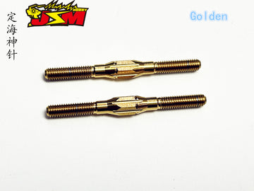 Buy golden M3 Titanium Turnbuckle For Drift Chassis &amp;Racing Chassis 16/18/22/24/28/32/36/40/44/mm