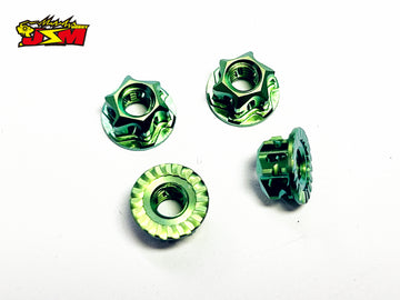Buy green M4 Titanium Wheel Nuts For Drift Chassis &amp;Racing Chassis 8 colours