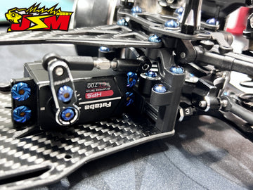 Titanium Servo mounting screws 4.3mm/5.0mm For FUTABA POWERHD SAVOX ...Improved Servo Shake 2pcs - 0