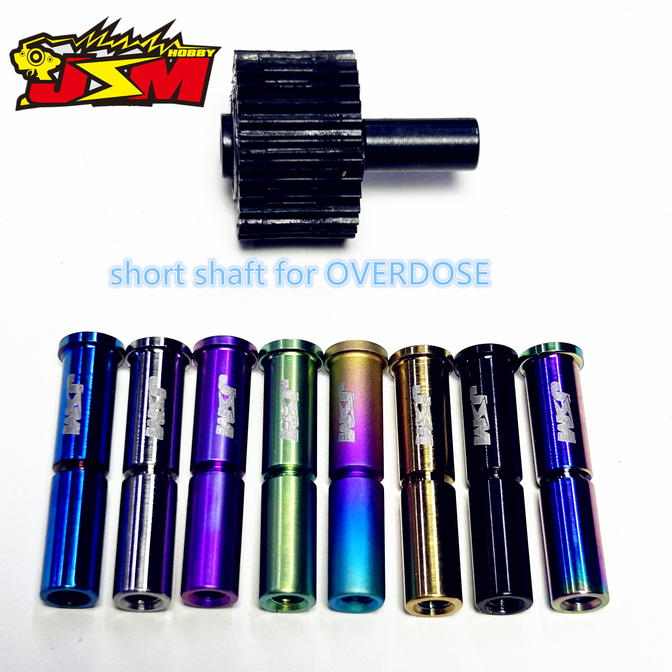 Titanium Sort Shaft For OVERDOSE Galm Type-2 transmission 8 Colours