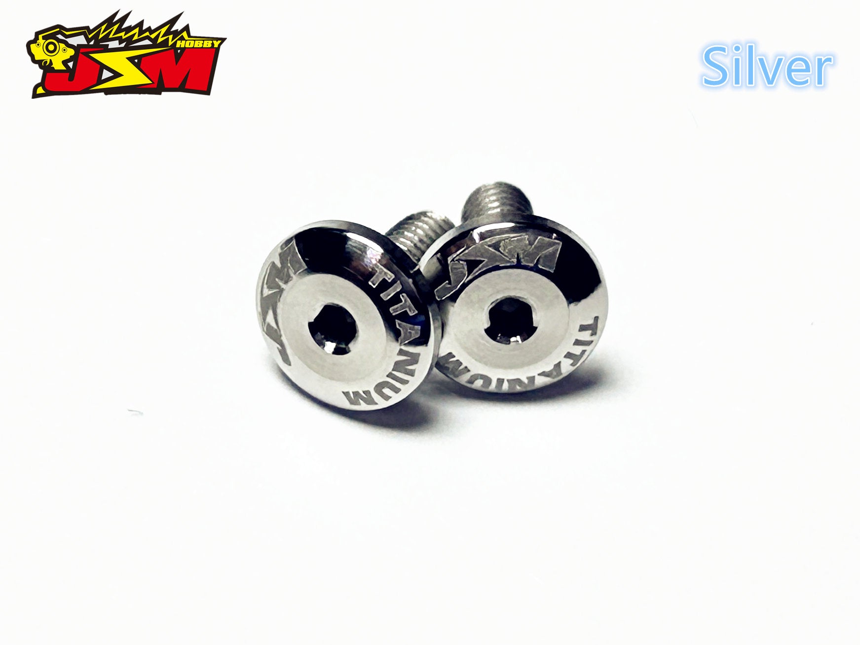 Buy silver M3 Titanium LCG Bearing cap/Wing  Screw XR-302590(2pcs)