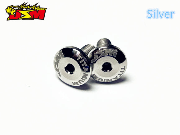 M3 Titanium LCG Bearing cap/Wing  Screw XR-302590(2pcs)