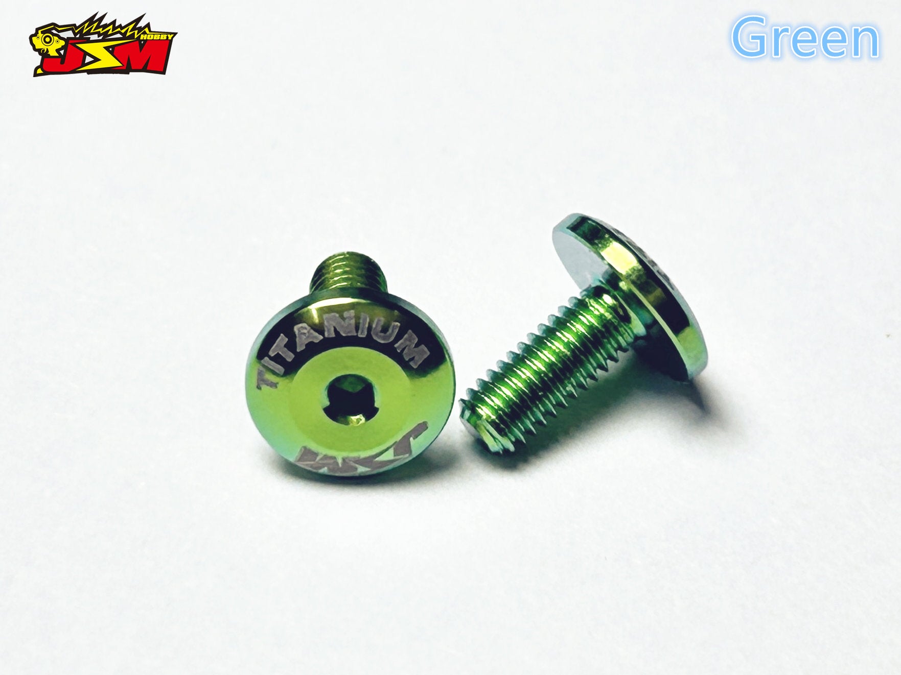 Buy green M3 Titanium LCG Bearing cap/Wing  Screw XR-302590(2pcs)