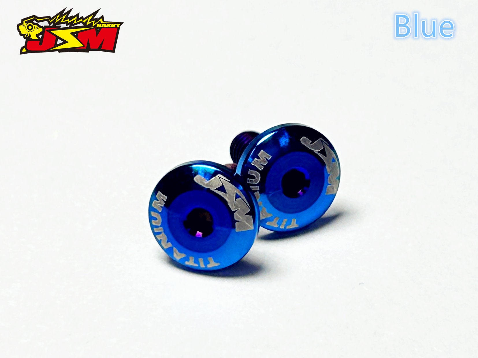 Buy blue M3 Titanium LCG Bearing cap/Wing  Screw XR-302590(2pcs)