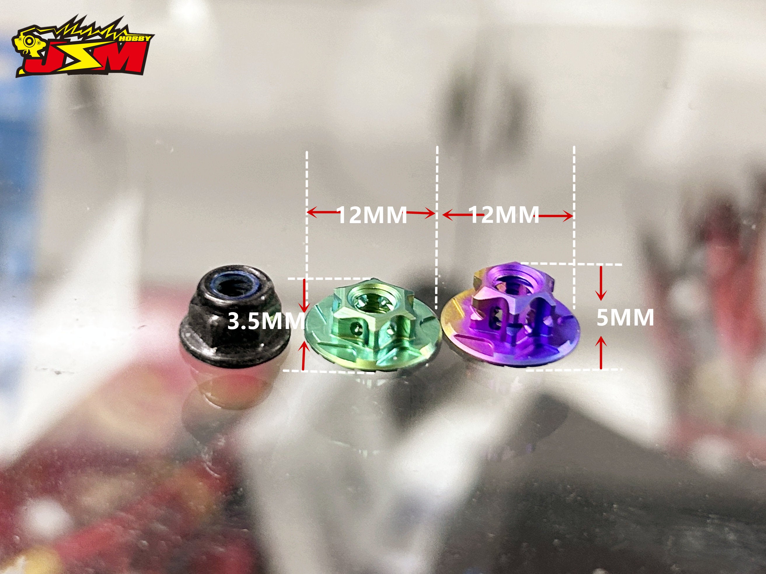 M3 TITANIUM Screws For Team Associated RC10B84 With Buggy Nuts