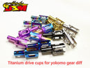 Titanium Drive Cups For Yokomo Gear Diff 8 Colours-1