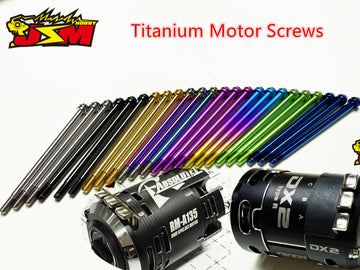 M2.5 Titanium Motor Screws For  ReveD ABSOLUTE 1& YOKOMO DX2& KEYENCE Acuvance Luxon Agile - 0