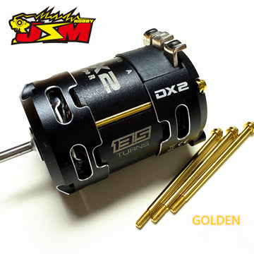 Buy golden M2.5 Titanium Motor Screws For  ReveD ABSOLUTE 1&amp; YOKOMO DX2&amp; KEYENCE Acuvance Luxon Agile