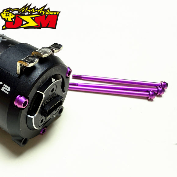 M2.5 Titanium Motor Screws For  ReveD ABSOLUTE 1& YOKOMO DX2& KEYENCE Acuvance Luxon Agile