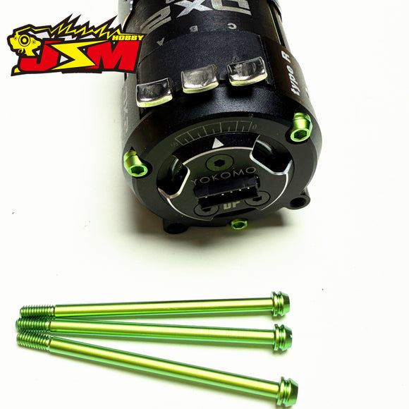 M2.5 Titanium Motor Screws For  ReveD ABSOLUTE 1& YOKOMO DX2& KEYENCE Acuvance Luxon Agile