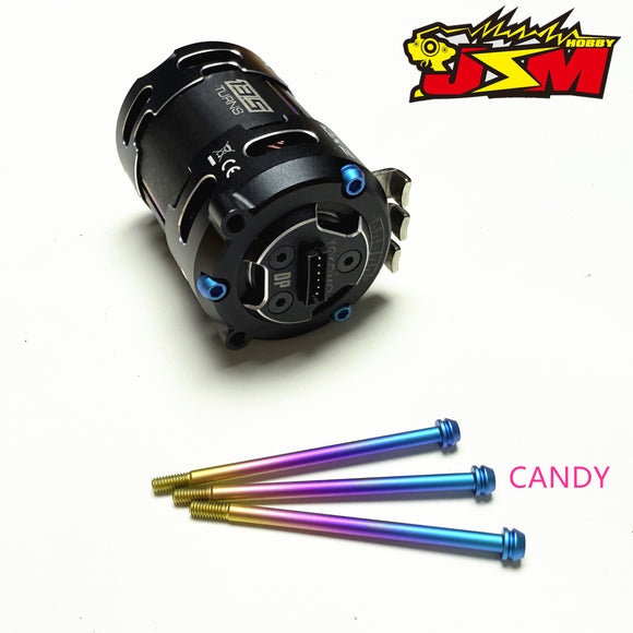 M2.5 Titanium Motor Screws For  ReveD ABSOLUTE 1& YOKOMO DX2& KEYENCE Acuvance Luxon Agile