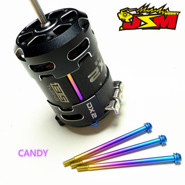 Buy candy M2.5 Titanium Motor Screws For  ReveD ABSOLUTE 1&amp; YOKOMO DX2&amp; KEYENCE Acuvance Luxon Agile